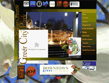 Tablet Screenshot of greercitypark.com